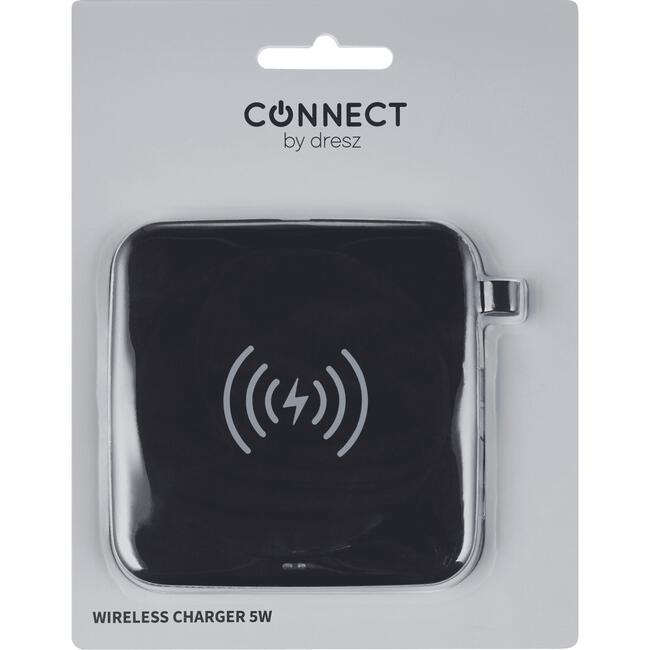 Sundaze - Wireless Charger Flat Square - 5 Watt - Black
