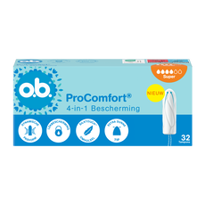 O.B. Pro Comfort Advanced Super Tampons 32 Stuks