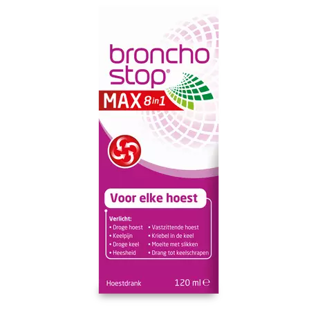 Bronchostop Max 8in1 Hoestdrank 120 ML