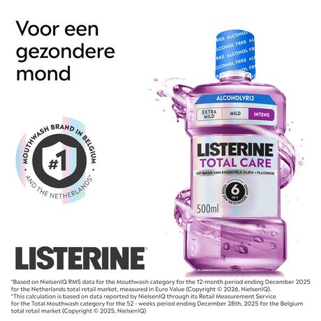 Listerine Total Care Alcoholvrij Intense Mondwater 500 ML
