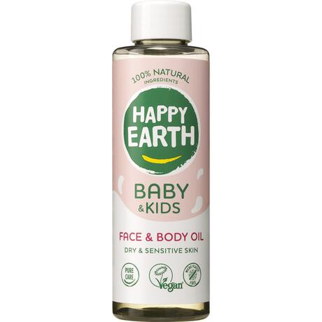 Happy Earth 100% Natuurlijke Baby & Kids Gezicht & Lichaam Olie 150 ML