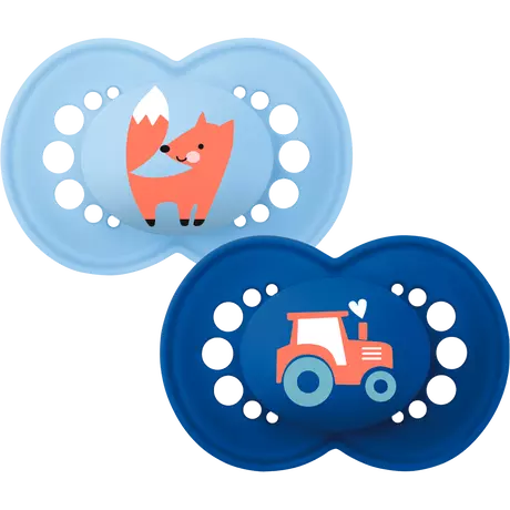 MAM Original Fopspeen 16+ Maanden Blauw 2 stuks