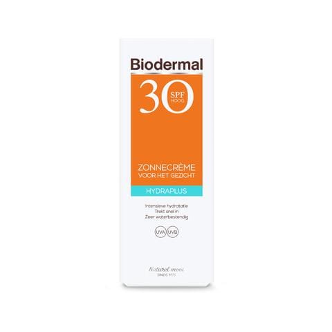 Biodermal Hydra Plus Zonnecrème Gezicht SPF30 50 ML