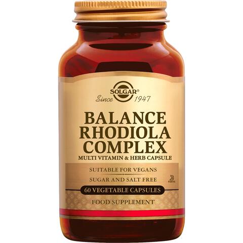 Solgar Balance Rhodiola Complex Vegetable 60 capsules