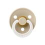 BIBS Glow in the dark Fopspeen Two Pack Natuurlijk Rubber Sage/Vanilla Maat 1