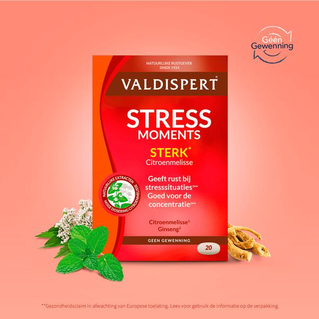 Valdispert Stress Moments Sterk 20 tabletten