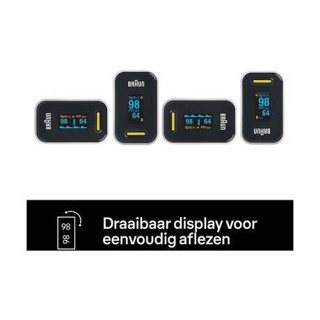Braun Saturatiemeter met Vingersensor