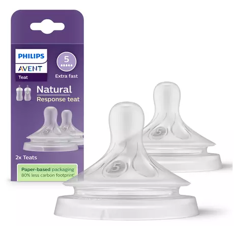 Philips Avent Natural Response Flesspeen 6M+ SCY965/02 2 stuks
