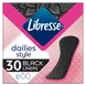 Libresse Dailies Black Inlegkruisjes Regular 30 stuks