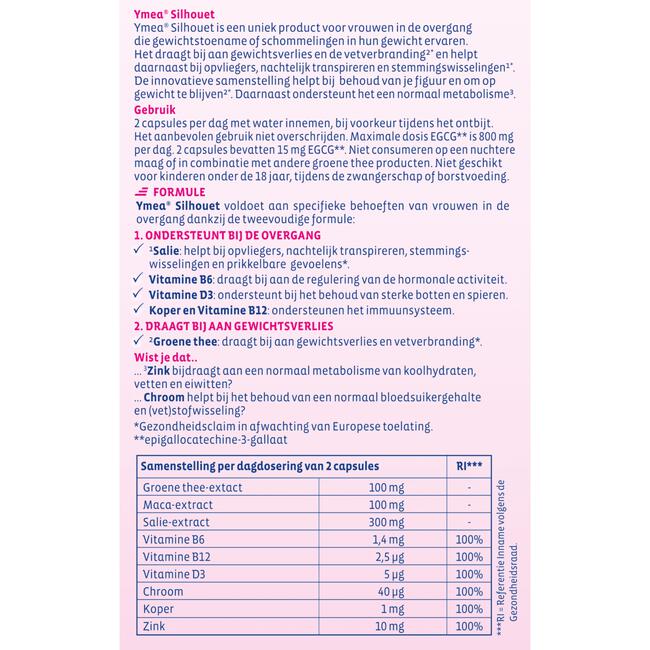 Ymea Overgang Silhouet 64 Capsules