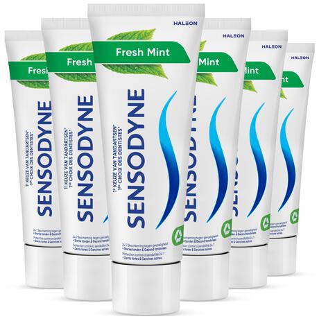 Sensodyne Fresh Mint Tandpsta 75 ML Multipack 6 stuks