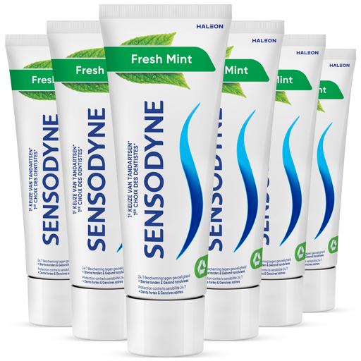 Sensodyne Fresh Mint Tandpsta 75 ML Multipack 6 stuks