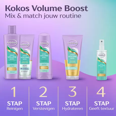 Andrélon Kokos Volume Boost 1 Min Masker 180 ML