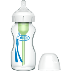 Dr. Brown’s Anti-Colic Brede Halsfles Glas 270 ML