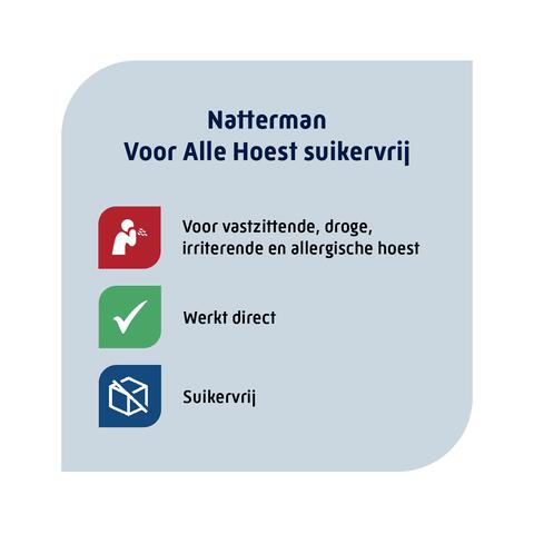 Natterman Direct Voor Alle Hoest Suikervrij Siroop 120ML