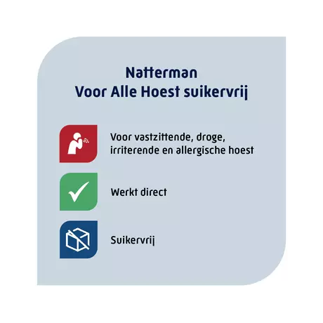 Natterman Direct Voor Alle Hoest Suikervrij Siroop 120 ML