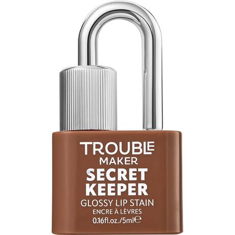 Trouble Maker Secret Keeper Lip Gloss Stain Fess Up Latte Nude