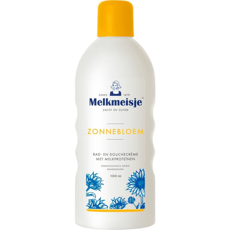 Melkmeisje Zonnebloem & Melk Bad & Douchecrème 1000 ML