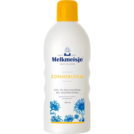 Melkmeisje Zonnebloem & Melk Bad & Douchecrème 1000 ML