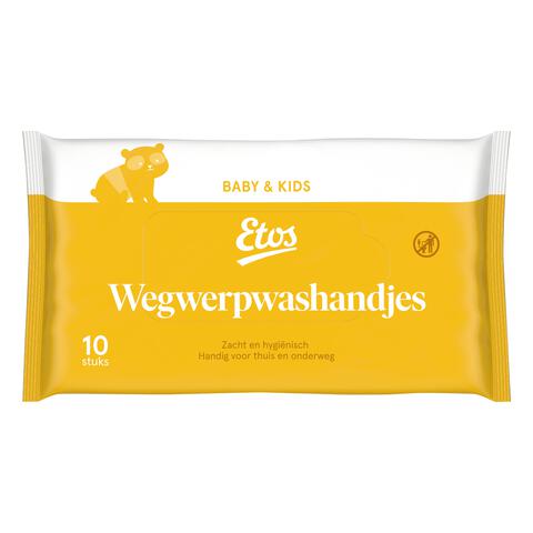 Etos Baby & Kids Wegwerpwashandjes 10 stuks