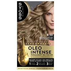 Syoss Oleo Intense Permanente Haarkleuring 8-50 Natuurlijk Asblond