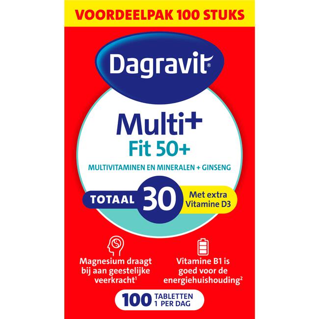 Dagravit Vitaal 50+ 100 tabletten