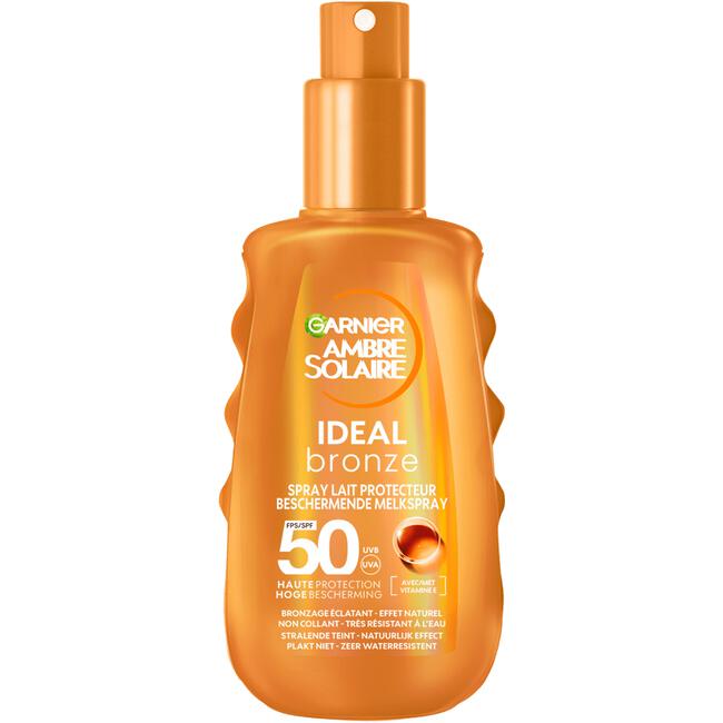 Garnier Ambre Solaire Ideal Bronze Beschermende Melkspray ​SPF 50 150 ML