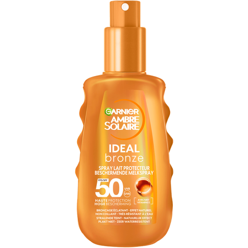 Garnier Ambre Solaire Ideal Bronze Beschermende Melkspray ​SPF 50 150 ML