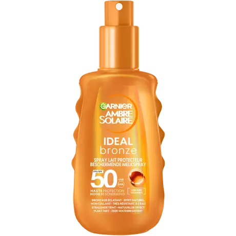 Garnier Ambre Solaire Ideal Bronze Beschermende Melkspray ​SPF 50 150 ML