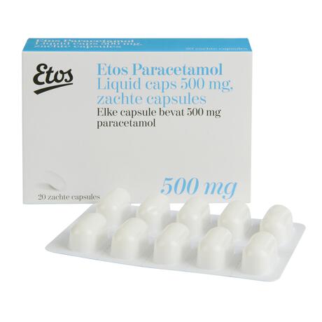 Etos Paracetamol 500 MG Liquid Caps 20
