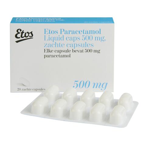 Etos Paracetamol 500 MG Liquid Caps 20
