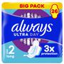 Always Ultra Maandverband Long Met Vleugels 26 stuks