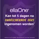 EllaOne Ulipristalacetaat Morning After Pil