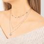 BiSjU Jewellery Ketting met Platte Schakel Silver Plated