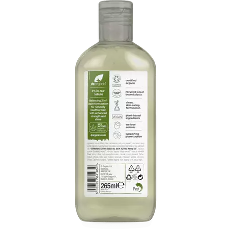 Dr. Organic Hemp Oil 2 In 1 Shampoo & Conditioner 265 ML