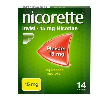 Nicorette Pleister 15 MG Nicotine 14 Stuks