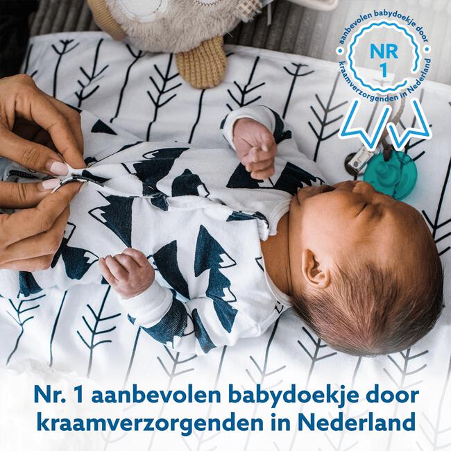 WaterWipes Billendoekjes Plasticvrij Gevoelige Huid Voordeeldoos 12x60 stuks