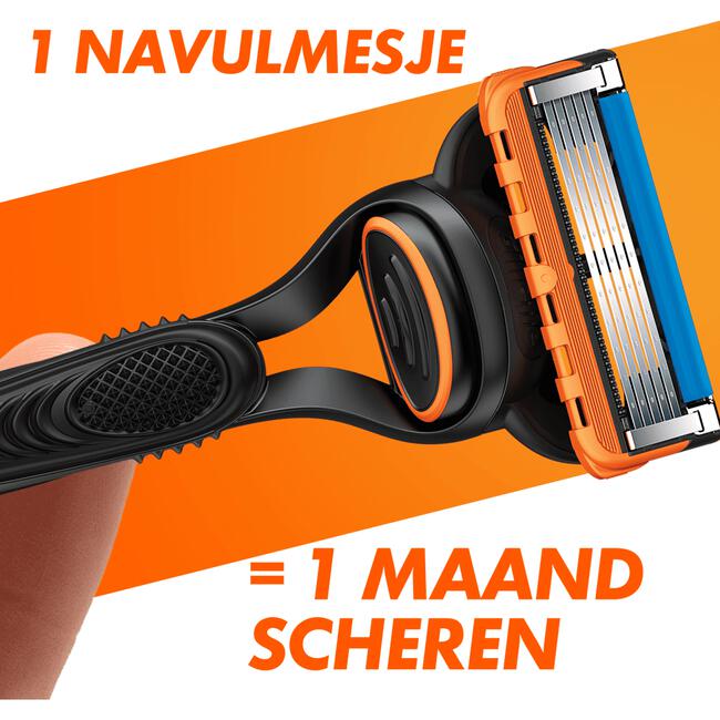 Gillette Fusion5 Navulmesjes 4 Stuks