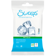 Sweeps Refreshing Wipes Mini 15 stuks