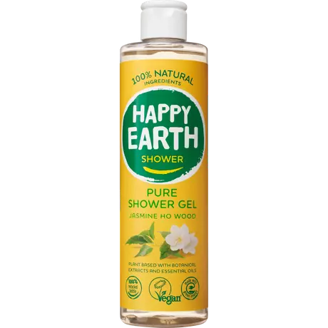 Happy Earth 100% Natuurlijke Jasmine Ho Wood Douchegel 300 ML