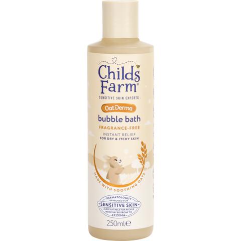 Childs Farm OatDerma Bubble Bath Fragrance Free 250ml