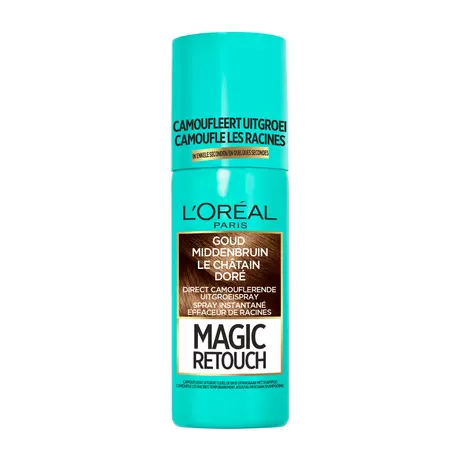 L'Oréal Paris Magic Retouch Camouflerende Uitgroeispray 10 Goud Bruin 75 ML