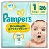Pampers Premium Protection Luiers Maat 1 2-5 KG 26 Stuks