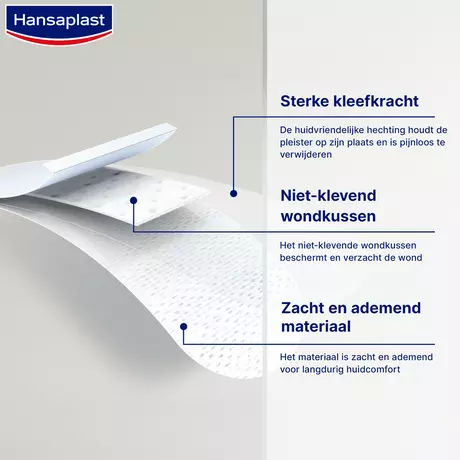 Hansaplast Sensitive Kids XL Wondpleister 10 stuks
