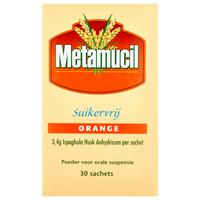 Metamucil Poeder Suikervrij Orange Sachets