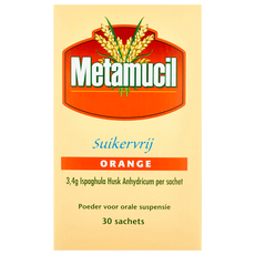 Metamucil Poeder Suikervrij Orange Sachets