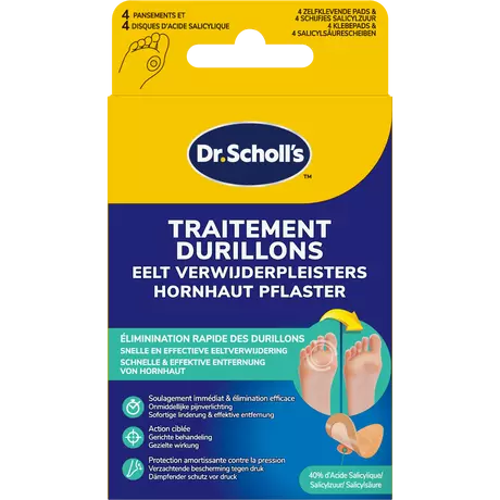 Dr.Scholl's Eelt Verwijderpleisters 4 stuks