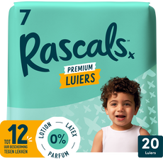Rascals Premium Luiers Maat 7 17+ KG 20 stuks