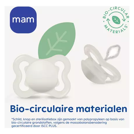 MAM Supreme Fopspenen 0-6 Maanden Beige 2 stuks