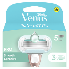 Gillette Venus Deluxe Smooth Sensitive Navulmesjes 3 Stuks